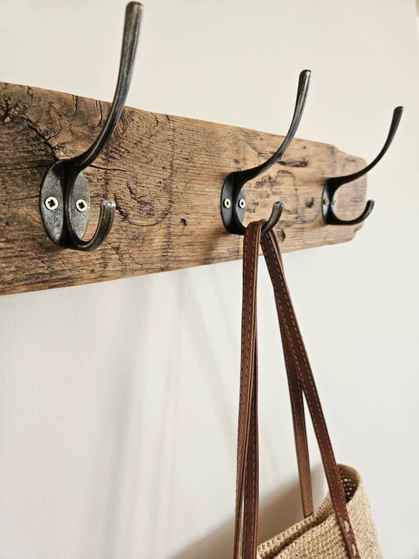 Rustic driftwood wall hanger