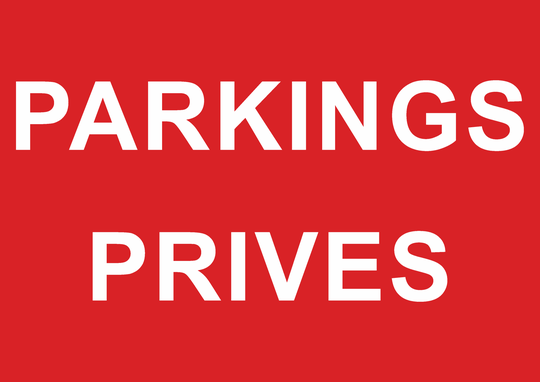 Panneau Parking privé