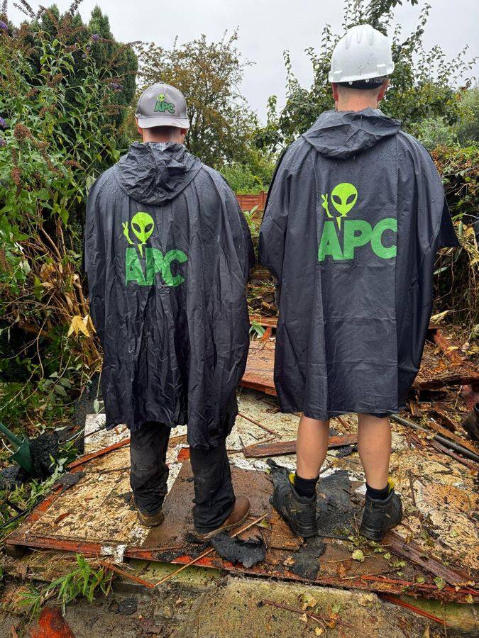 The APC team on site