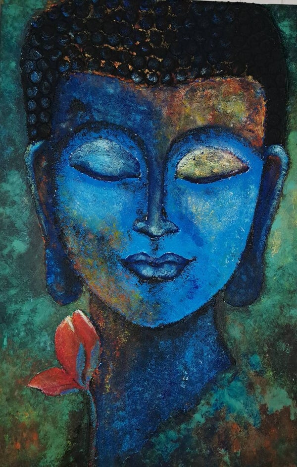 Tableau Bouddha 100cm x 65 cm