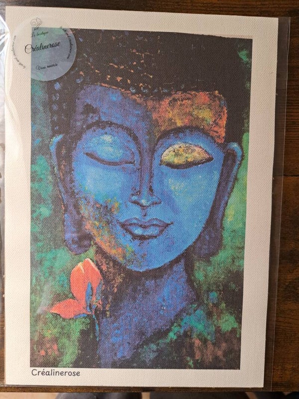 Print art Canvas (toile) impression A4 à partir de mon tableau Aquarelle