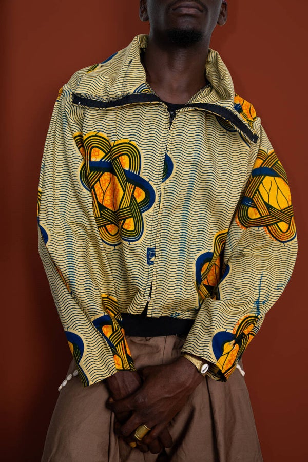 Veste streetwear en pagne pour homme