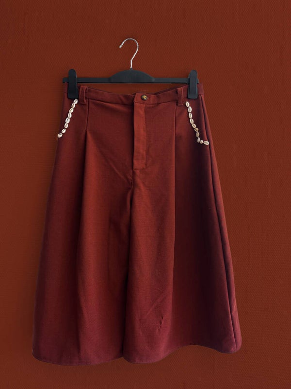 Short à pince large homme