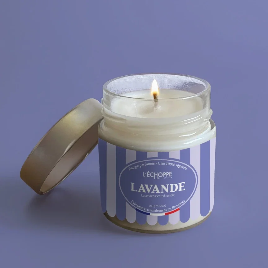 Geurkaars Lavendel 180 gr.
