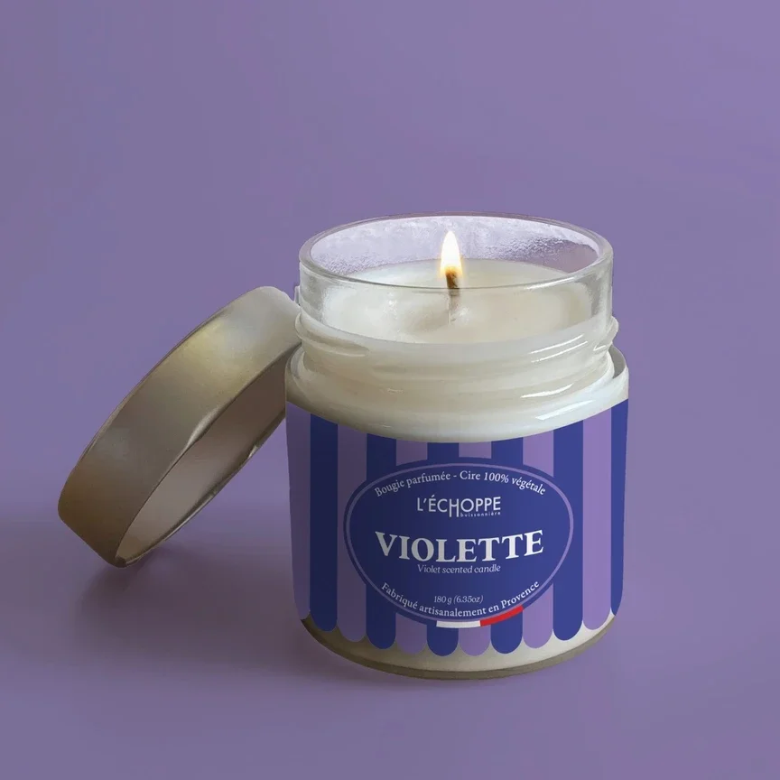 Geurkaars Viooltje 180 gr.