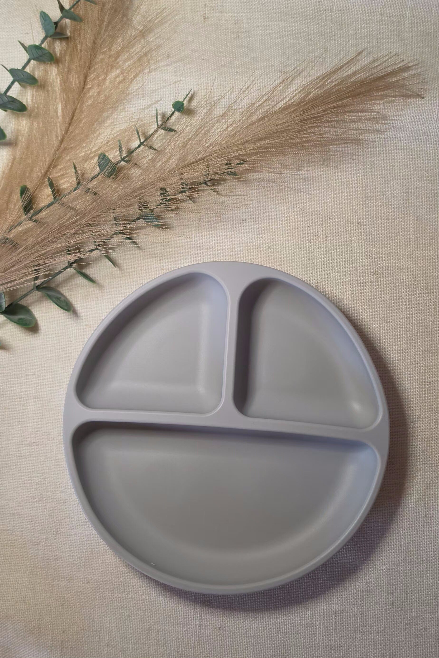 Assiette 3 compartiments silicone