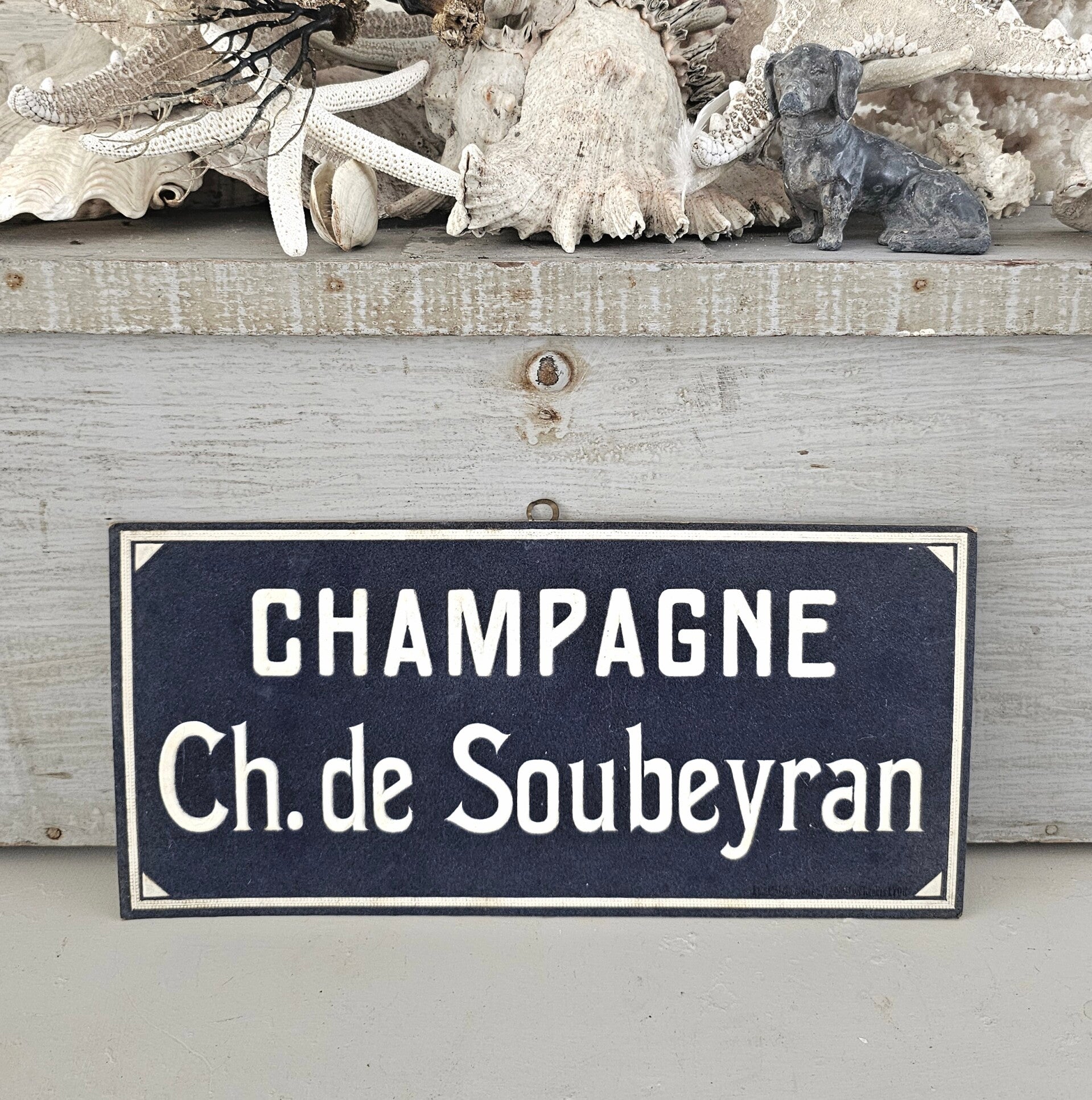 Velvet Champagne bordje