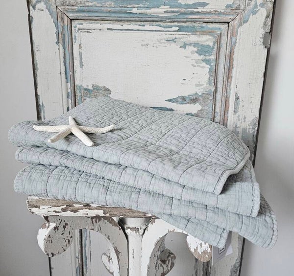 Mrs Bloom placemats old blue Charlotte 4 stuks