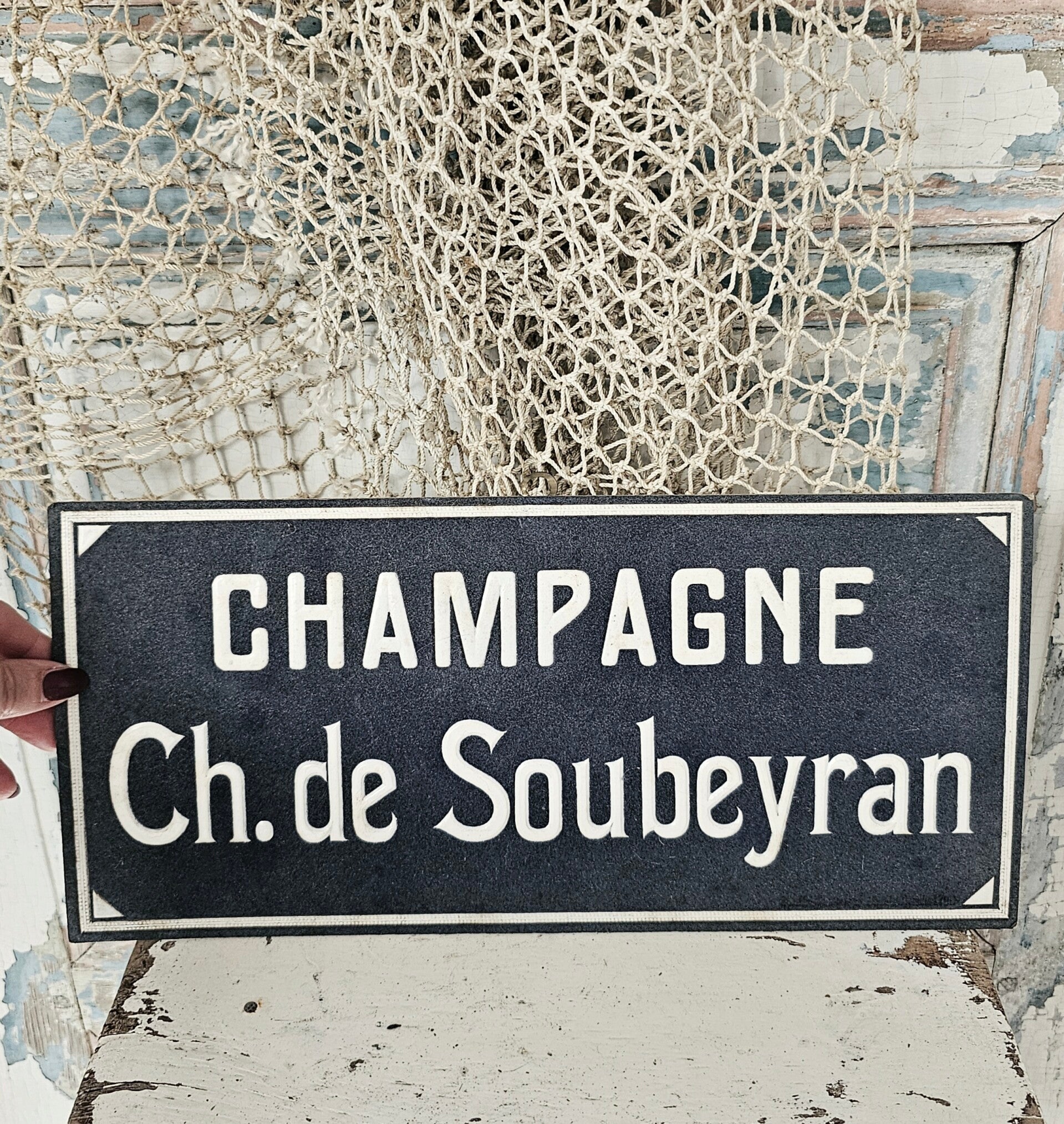 Velvet Champagne bordje