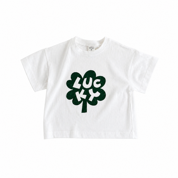 Lucky t-shirt wit