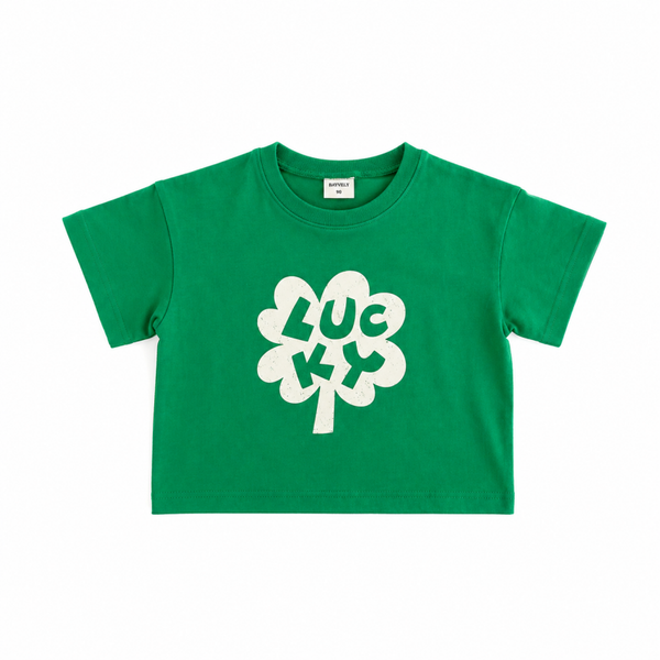 Lucky t-shirt groen