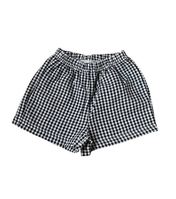 Geruit shortje zwart/wit