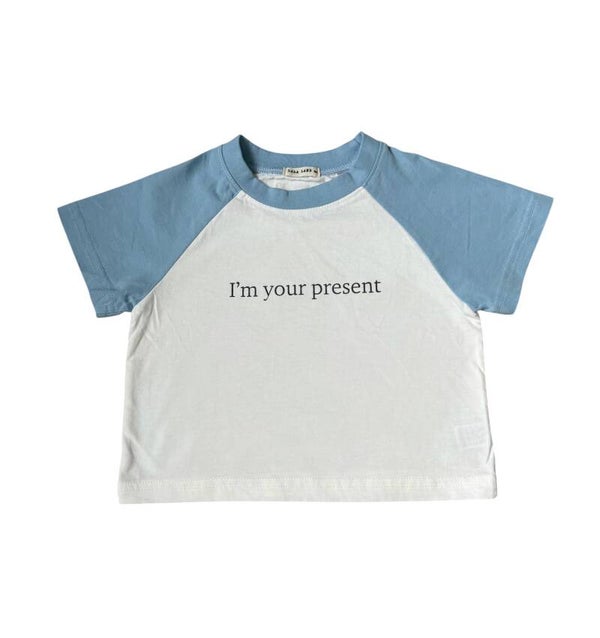 "I'm Your Present" Raglan T-shirt