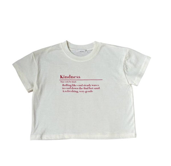 Kindness T-shirt beige