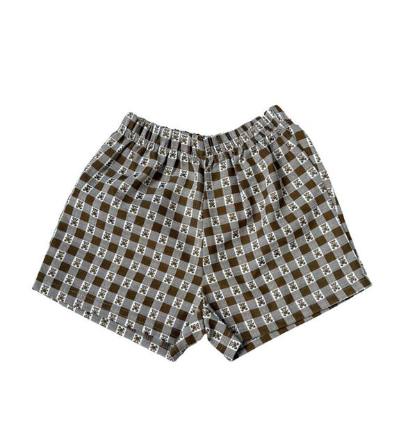 Teddy shortje bruin
