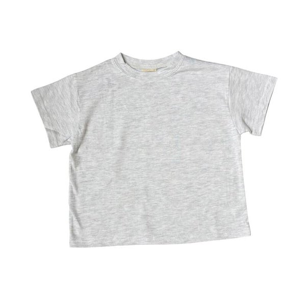 Basic T-shirt grijs
