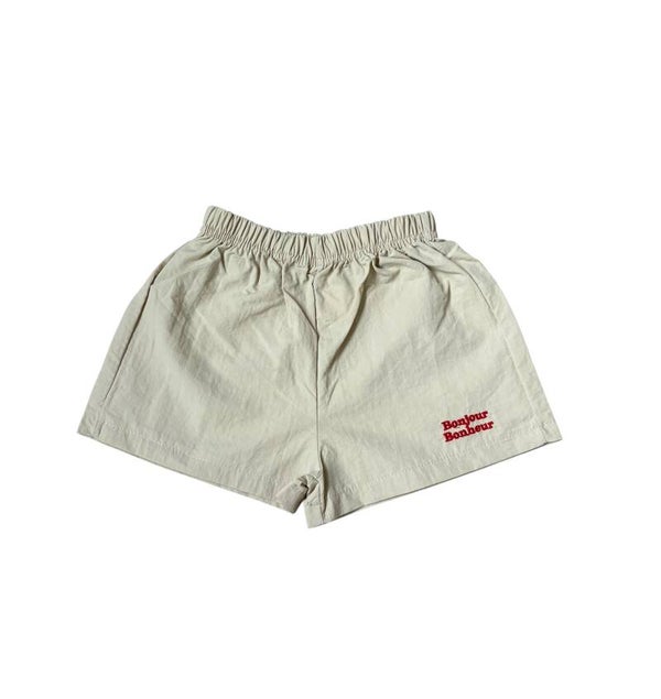Bonjour shortje beige