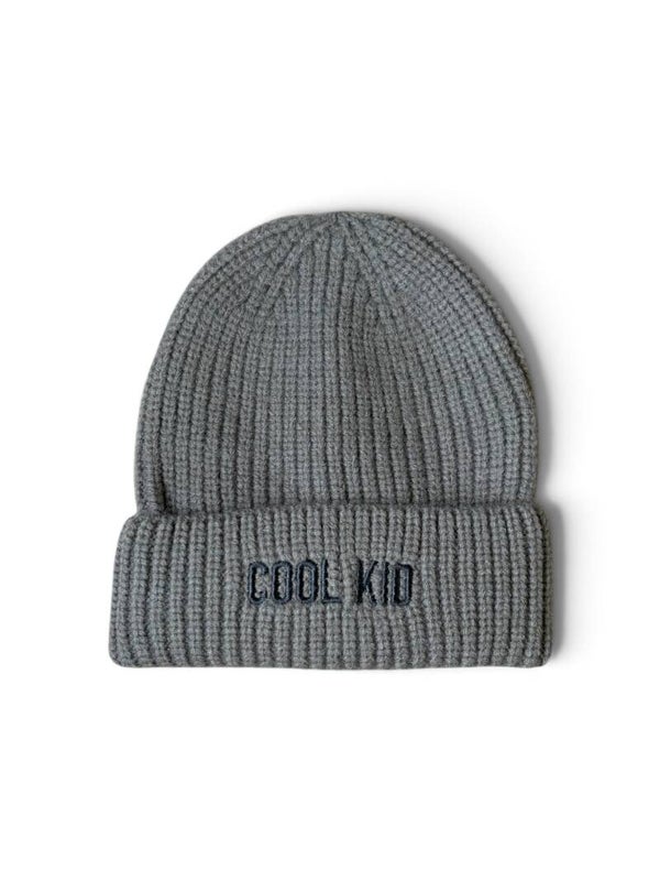 Beanie grijs ‘COOL KID’