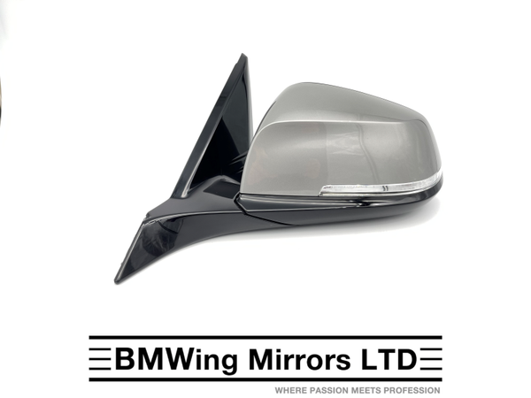 BMW 1 2 F21 F22 F23 LEFT PASSENGER SIDE DOOR WING MIRROR 6 PIN / M-SPORT / FERRIC GREY M135i M140i M235i M240i