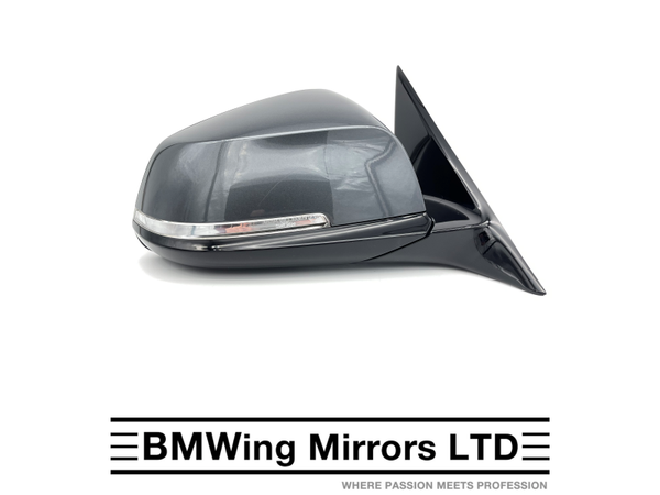 BMW 3 SERIES F30 F31 O/S RIGHT DRIVER SIDE WING MIRROR / 6 PIN / M-SPORT / MINERAL GREY B39