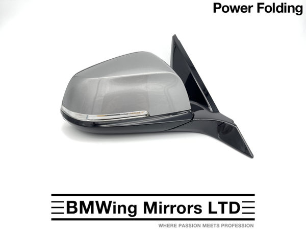 BMW 1 2 F21 F22 F23 F87 M2 RIGHT DRIVER WING MIRROR / 5 PIN POWER FOLDING / FERRIC GREY M140i M240i M135i M235i