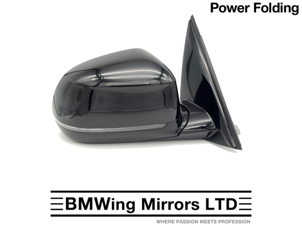 BMW X3 iX3 G01 G08 RIGHT DRIVER WING MIRROR 5 PIN POWER FOLDING M-SPORT / SAPPHIRE BLACK