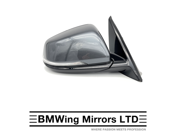 BMW X1 F48 O/S RIGHT DRIVER SIDE WING MIRROR GENUINE / 6 PIN / M-SPORT / MINERAL GREY