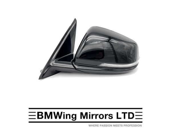 BMW X1 F48 LEFT PASSENGER SIDE WING MIRROR GENUINE / 6 PIN / M-Sport / SAPPHIRE BLACK