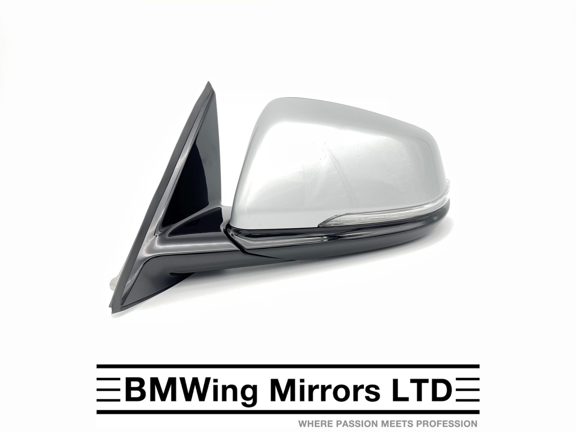 BMW X1 F48 LEFT PASSENGER SIDE WING MIRROR GENUINE / 6 PIN / M-Sport / SILVER