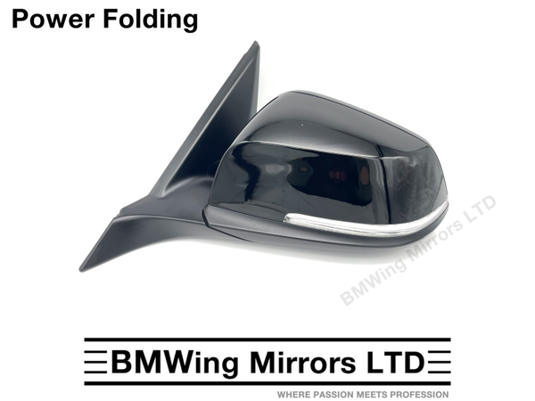 BMW 1 2 F21 F22 F23 LEFT / PASSENGER SIDE / 5 PIN POWER FOLDING / BLACK