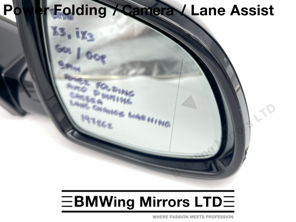 BMW X5 G05 Mirror Glass - AUTO DIMMING + LCW / GENUINE BMW / Right / DRIVER SIDE