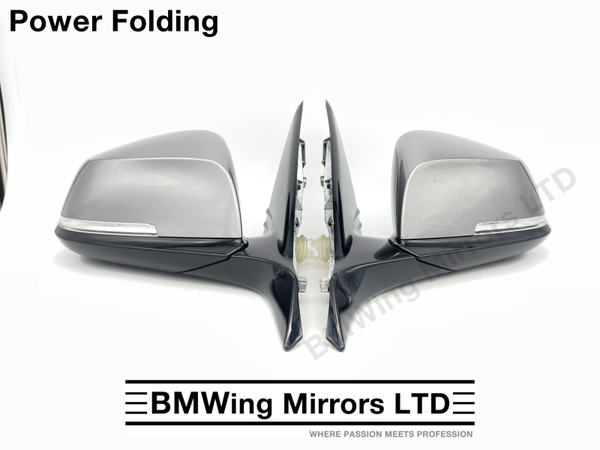 Share BMW 1 SERIES F20 L+R SET OF 2 SIDE WING MIRRORS 5 PIN POWER FOLDING / M-SPORT