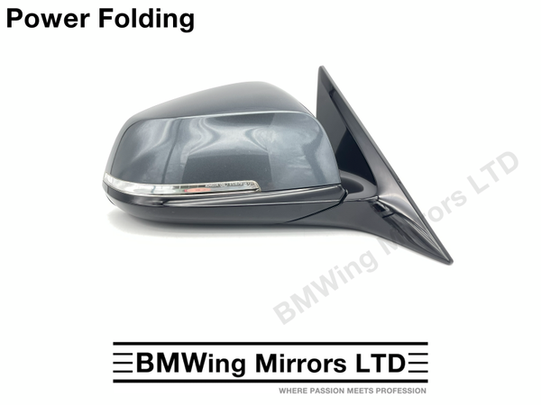 BMW 3 F34 GT GRAN TURISMO RIGHT / 5 PIN POWER FOLDING / GREY