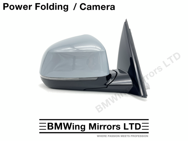 BMW X3 iX3 G01 G08 RIGHT DRIVER WING MIRROR 9 PIN POWER FOLDING + CAMERA / BROOKLYN GREY C4P
