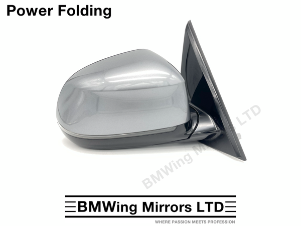 BMW X3 F25 LCI / RIGHT DRIVER SIDE WING MIRROR 5 PIN POWER FOLDING / SPACE GREY