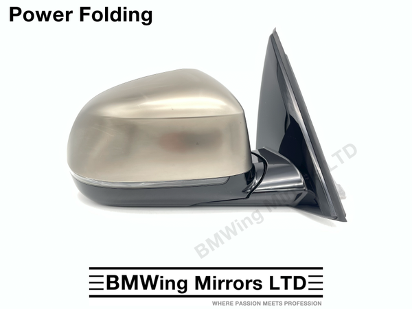 BMW X3 iX3 G01 G08 RIGHT DRIVER WING MIRROR 5 PIN POWER FOLDING M-SPORT / CERIUM GREY M40i M40d
