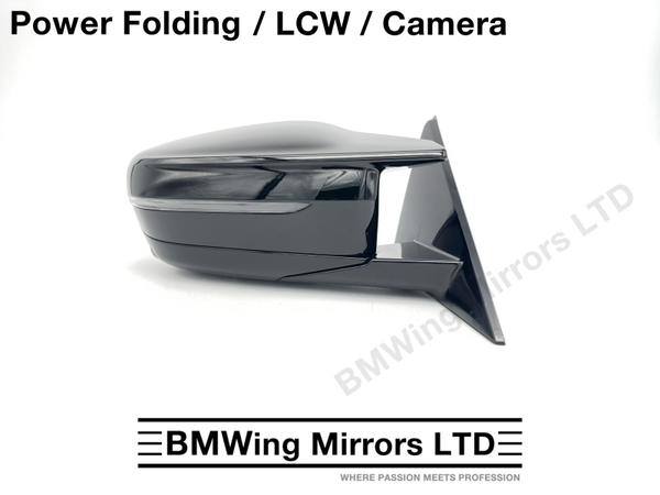 BMW 4 i4 M4 G22 G23 G26 G82 G83 RIGHT DRIVER SIDE DOOR WING MIRROR POWER FOLDING 9 PIN / LCW + CAM