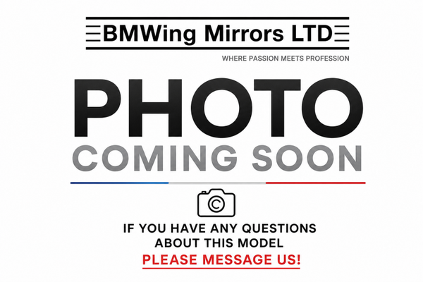 BMW X5 G05 RIGHT DRIVER SIDE WING MIRROR 9 PIN POWER FOLDING + CAMERA + LCW / PHYTONIC BLUE