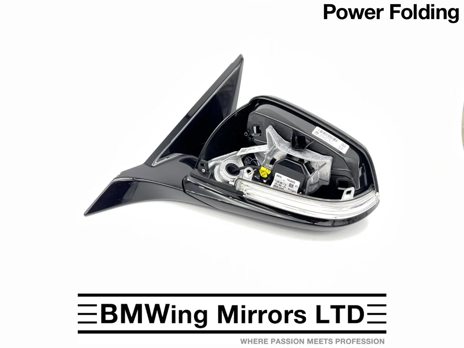 BMW 1 & 2 F21 F22 M2 LEFT PASSENGER WING MIRROR 5 PIN POWER FOLDING / BRAND NEW