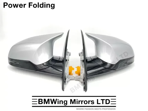 BMW M3 F80 & F30 F31 L + R SET OF 2 WING MIRRORS / 5 PIN POWER FOLDING RETROFIT