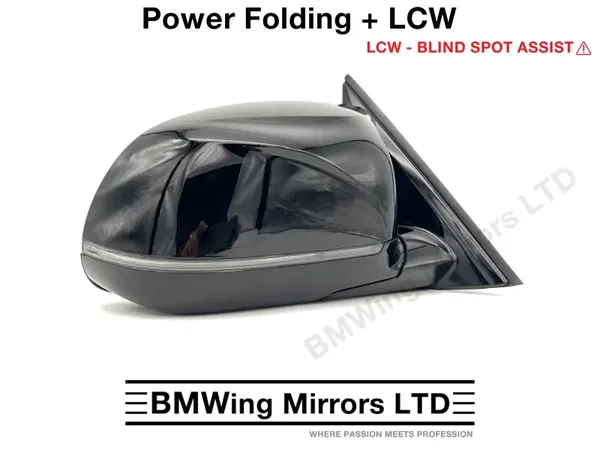 BMW X3M X3 M40 RIGHT / DRIVER WING MIRROR 5 PIN POWER FOLDING + LANE ASSIST LCW