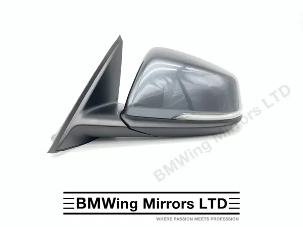 BMW X1 F48 LEFT PASSENGER SIDE WING MIRROR GENUINE / 6 PIN / xLine / GREY