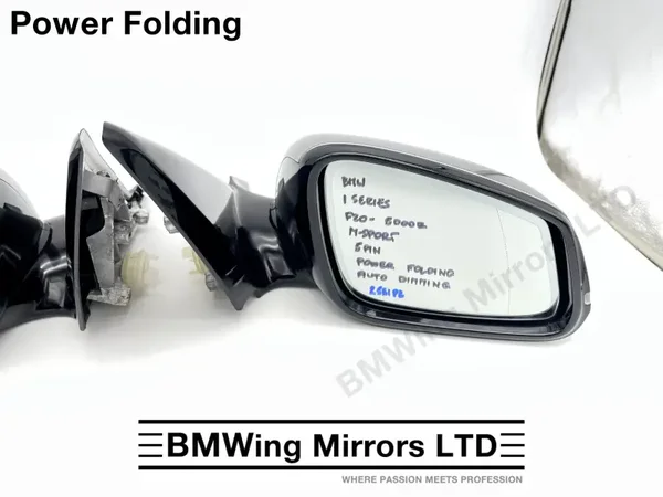 BMW 1 SERIES F20 O/S RIGHT DRIVER SIDE WING MIRROR 5 PIN POWER FOLDING M-SPORT / M135i  M140i / REPAIR