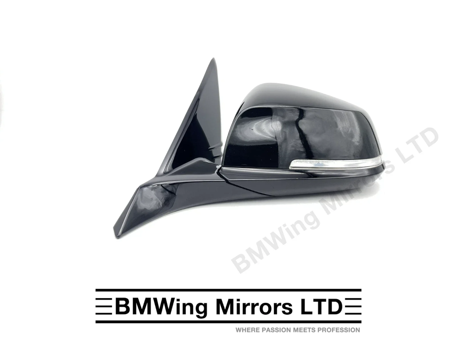 BMW 1 F20 5 DOOR LEFT PASSENGER SIDE DOOR WING MIRROR 6 PIN / M-SPORT / BLACK