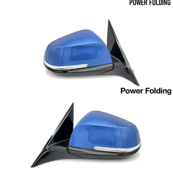 BMW 3 F30 F31 L + R SET OF 2 WING MIRRORS / 5 PIN POWER FOLDING / M-SPORT