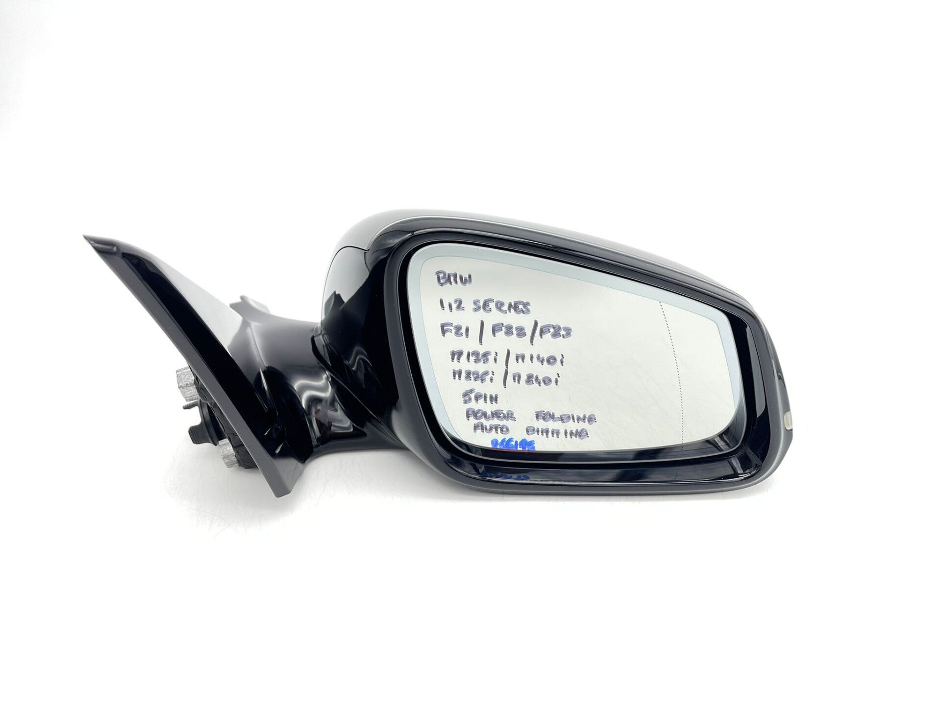 BMW 1 2 F21 F22 F23 F87 M2 RIGHT DRIVER WING MIRROR / 5 PIN POWER FOLDING / M140i M240i M135i M235i