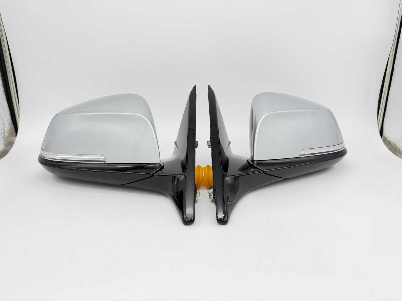 BMW 4 F32 F33 F36 RIGHT and LEFT WING MIRRORS / 5 PIN POWER FOLDING / SILVER