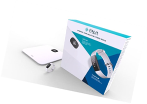 Huur; 8w: Fitbit Aria Air weegschaal+activiteiten tracker