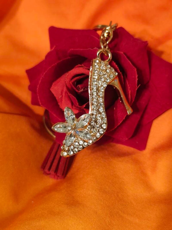 Porte-clé chaussure blanche