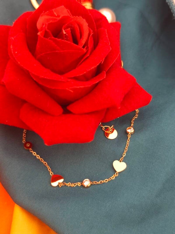 Bracelet coeur fin